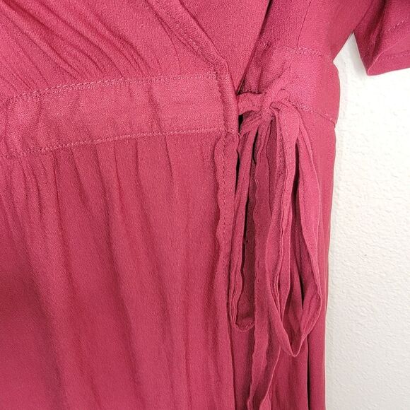Torrid Georgette Flutter Sleeve Wrap Top Blouse Size 2 2x - Picture 4 of 6